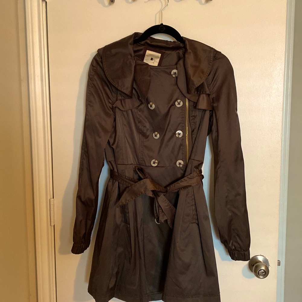 Anthropologie trench coat jacket